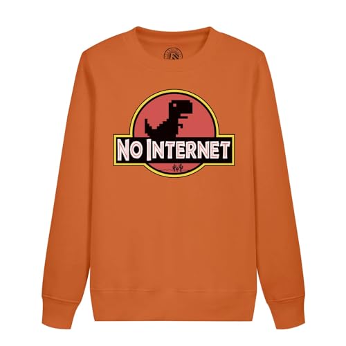 Sweatshirt enfant dinosaure jurassic parodie en coton bio pour le quotidien