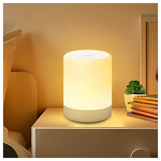 SOLIDEE LED Luz Nocturna Infantil, Lampara Bebe Regulable Táctil Para Dormitorio, Con Modo de Luz Cálida, Siete Modos de Gradiente de Color, Recargable por USB, Regalo Para Niños/Adulto