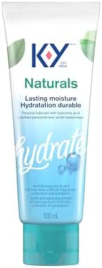 K-Y® Lubricant - Naturals® Moisture+ Intimate Gel |Water Based Personal Lubricant With Hyaluronic Acid