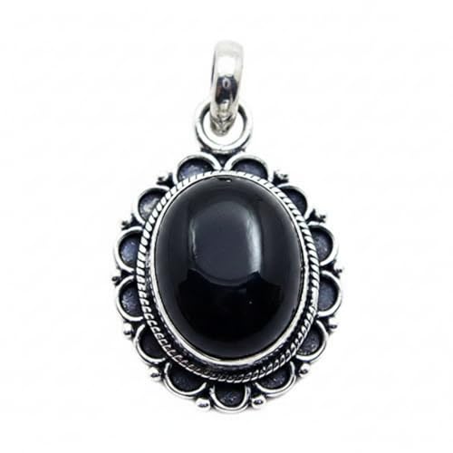 Bague onyx noir argent 925 ovale pour sublimer vos tenues quotidiennes et soirées