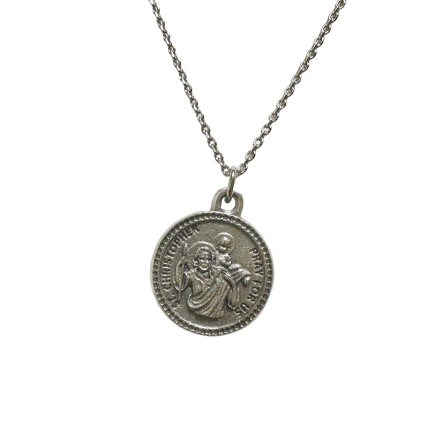 聖クリストフォロス 聖クリストファー メダイ 聖人 教会 キリスト教 聖