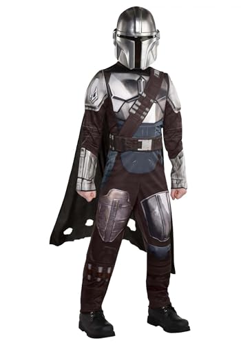 Disfraz Star Wars Mandalorian para niños mediano miniatura 1