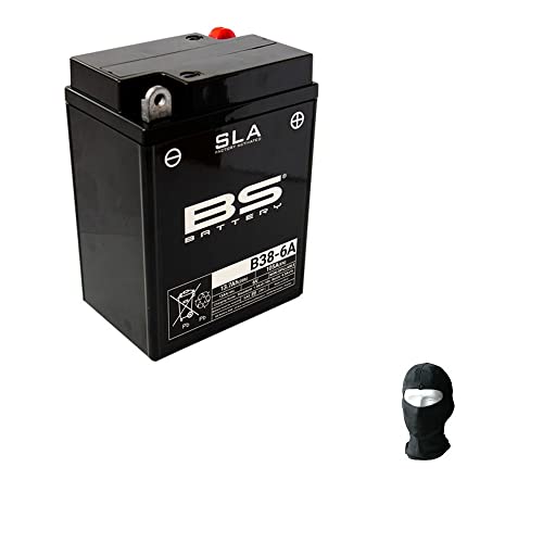 COMPATIBILE CON MOTO GUZZI Galletto S/avv.to Elettrico 192 BATTERIA BS B38-6A SLA GIA' PRONTA ALL'USO ATTIVATA IN FABBRICA BATTERIE 6 V 14 AH 119X83X161MM SENZA MANUTENZIONE