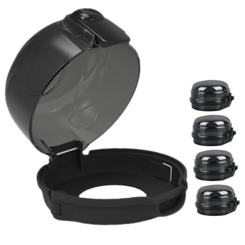 IWOWHERO Oven Childproof Lock Gas Stove Knob Covers Safety Covers for Oven Burner Easy to Clean