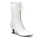 Funtasma by Pleaser Women's Victorian-120 Boot,White,9 M