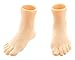 Set of 2 Rubber Finger Feet Mini Puppets Left & Right
