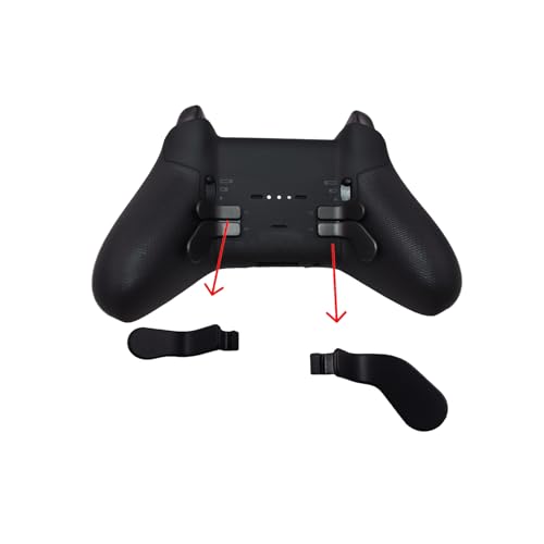 Image of 5Pcs Elite 2 Metal Paddles for Xbox Elite Series 2 Controller, Elite Series 2 Core Controller Parts, D-pad Paddles Replacement for Xbox Elite Series 2 /2 Core Controller Includes 4 Paddles,1 D pads(Black)
