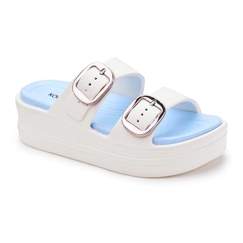 Image of KOBURG Diva Sandals for Women| Durable| Lightweight| Daily|Stylish l Antiskid|Heels|Easy to Clean Sandals| Comfortable | Extra Soft Slide KS-444