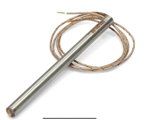 Bujía para estufa de pellets, 300 W, 155 mm, diámetro 9,9 mm con cable, fabricada en Italia