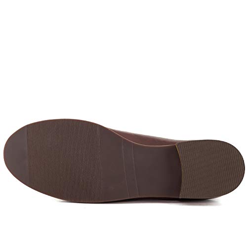 Image of Womens Casual Genuine Leather Comfortable Lightweight Driving Moaccasins Classic Fashion Penny Slip On Ladies Driving Loafer Flat Shoes