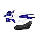 Slwari 8 Stück Kunststoff-Verkleidungs-Kits für 47 49cc Motor 2-Takt für Apollo Fity für Orion Kinder Dirt Pocket Bike Minimoto Teile