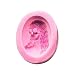 Skull with Hair Silicone Resin Clay Molds Handmade Resin Mold Polymer Clay Mold