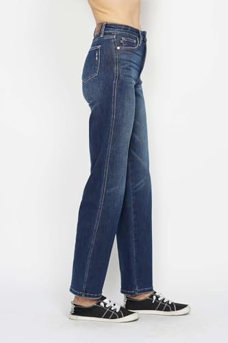 Judy Blue Women's High-Waisted Tummy Control Classic Straight Jeans - 888693