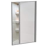 Nautilus 65'x36' RD RV Shower Door Opaque Plain - Nickel