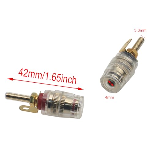 Conector Banana 4 mm Pack 2 Pares Rojo y Negro miniatura 2