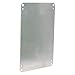 Wiegmann NP1414CG Sub Panel for N412-Series Ultimate Enclosures, Galvanized Steel, 12.2" x 12.2"
