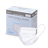 [アイリスオーヤマ] マスク 不織布プリーツ 120枚入 大容量 ふつうサイズ 幅16.5センチ 耳が痛くならない ホワイト Smart Basic 【Amazon.co.jp限定】