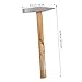 Angoily 1pc Wood Handle Welding Hammer Slag Hammer for Home Outdoor and Auto Repairs Multi-functional Tool for Construction and Maintenance
