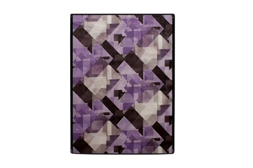 Image of Stylista Waterproof Front Load Washing Machine Cover Compatible for Haier 8 kg, Chekered Pattern Magenta