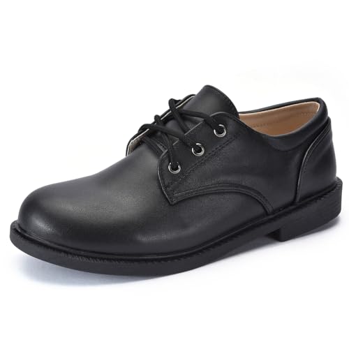 [snofiy] ローファー 学生 キッズ 男の子 メンズ ビジネスシューズ レースアップ フォーマルシューズ ドレスシューズ 子供靴 滑り止 通学靴 七五三 結婚式 発表会