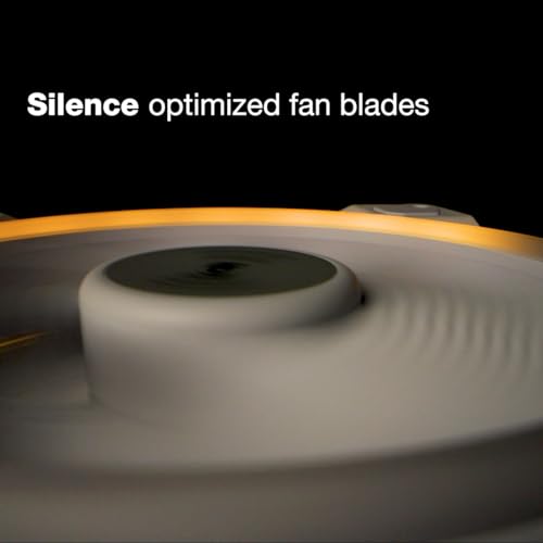 be quiet! Light Wings White 120mm PWM Triple Pack High Speed Premium ARGB Low Noise Cooling Fan | 4-Pin | BL101