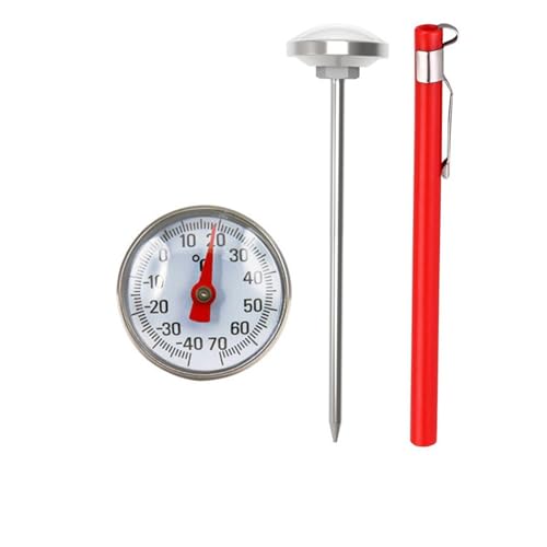 Car AC Thermometer for Vehicle & Home – Vent Temperature Gauge,No Battery Needed,Easy to Read Display(Pen case Color is Random)