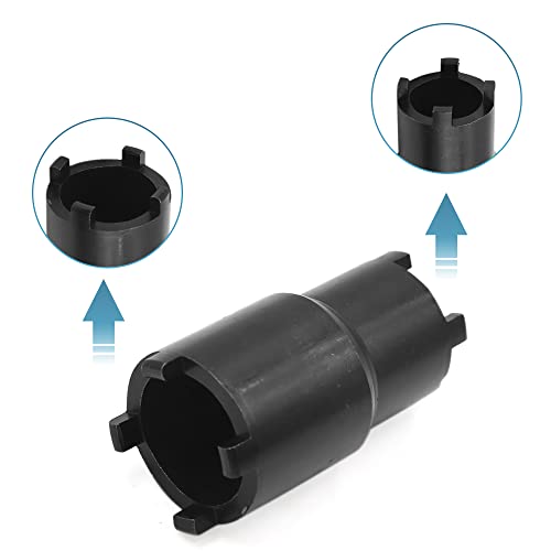 Image of uxcell 19mm 23mm 4 Pin Motorcycle Clutch Lock Nut Spanner Socket Wrench Repair Remove Tool Black for Honda CG125