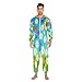 Joisal Wildflowers Colorful Butterfly Adult Onesie Costume Women One Piece Pajamas Fashion Mens Full Body Pjs X-Large