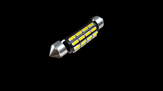 12v 42mm led buislamp 12smd c5w festoon fitting 6000k - Tuning en Styling