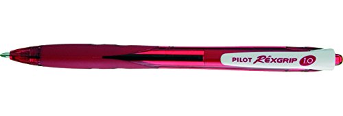 Pilot   Bolígrafo Begreen Reciclado Rexgrip retráctil 1,0 mm Tip (Caja de 10)   Rojo