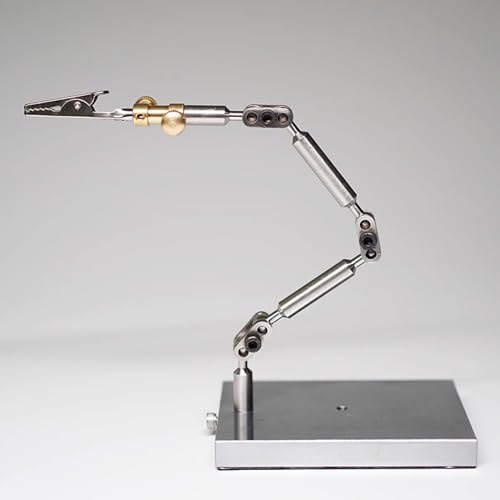 Sistema di sartiame per animazione Stop Motion con connettori e supporto, struttura resistente in acciaio inossidabile