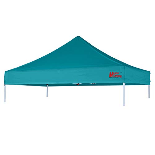 Image of MASTERCANOPY 10x10 Replacement Pop Up Canopy Top for Kingkong Frame Turquoise