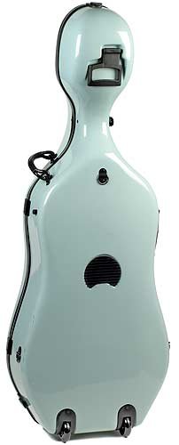 image for Bam France New Tech 1002NW Mint/Black 4/4 Cello Case with Wheels