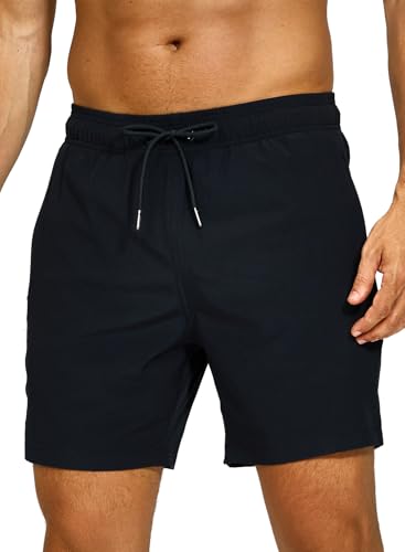 MIZOK Mens Bathing Suit Swim Trunk Quick Dry 7 Inch Inseam Board Short with Compression Liner3