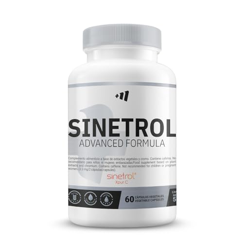MASmusculo - Sinetrol® Advanced Formula 630mg - 60 Cápsulas Vegetales - Quemagrasas - Extractos de Cítricos, Guaraná y Jegibre - Ideal en Rutinas de Definición - 2 Cápsulas al día