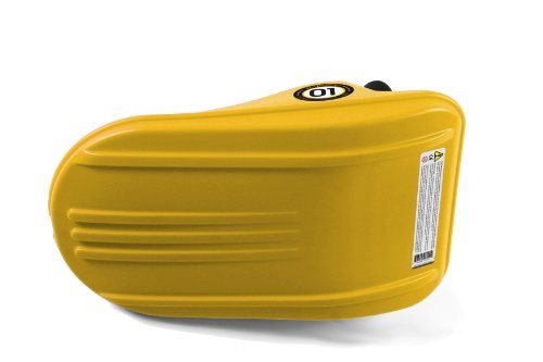 Wirezoll Zipfy Freestyle Mini Luge Snow Sled, Yellow