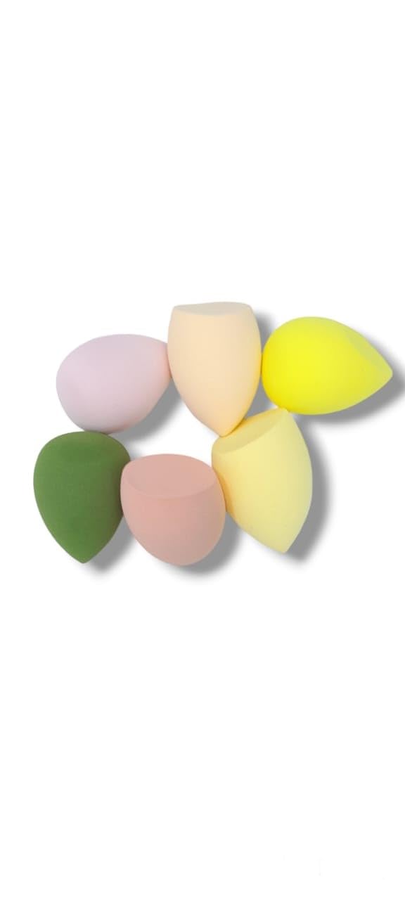 Makeup Pro | Sponge For Face Makeup | Makeup Sponge (Mix Color) 6Pcs