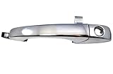 PT Auto Warehouse CH-3300M-FL - Outside Exterior Outer Door Handle, Chrome - Driver Side Front