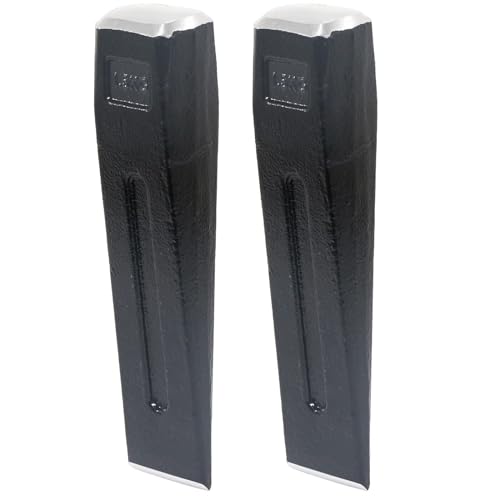 SPARES2GO Log Splitting Wedge, 1.5KG, Pack of 2