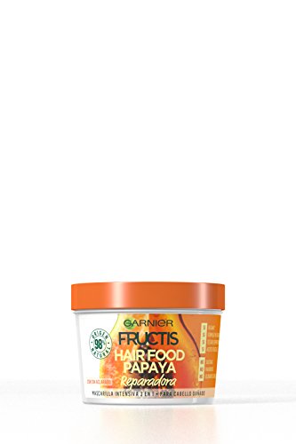 Miniatura 2 de Garnier Fructis Hair Food Mascarilla Capilar Papaya, 400ml (Paquete de 2)