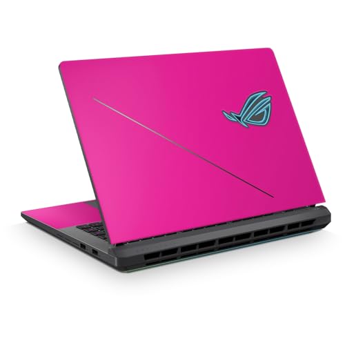 Laptop Skin Compatible with Asus ROG Strix G16 (2025) - Solid Hot Pink - Premium 3M Vinyl Protective Wrap Decal Cover - Easy to Apply | Crafted in the USA by MightySkins