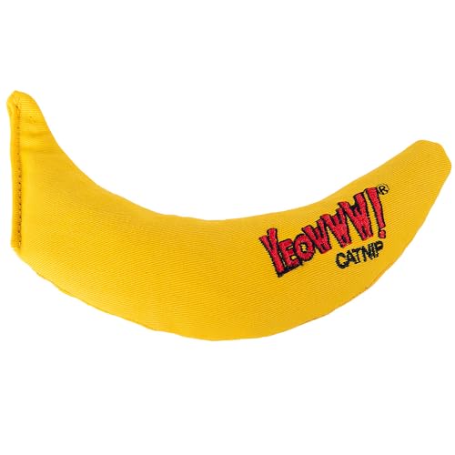 Yeowww! Catnip Toy, Yellow Banana