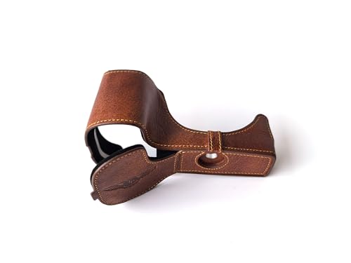 Housse Canon EOS R cuir véritable rufous anti-rayures - 2