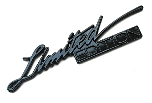 Image of 2pcs Limited Edition Decal Sticker Trunk Emblem 3D Badge Nameplate Logo Replacement for F150 F250 F350 Chevy Silverado 1500 2500 Chevrolet C10 C15 (Black)