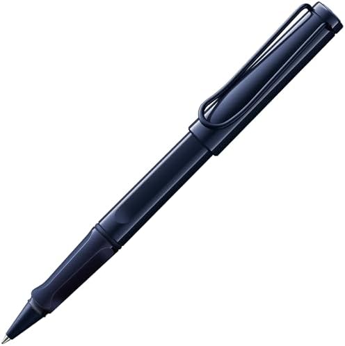 Lamy Safari Dark Dusk Rollerball Pen with Ergonomic Grip, Line Width M - For Comfortable Writing - Made of Robust ASA Plastic - with Roller Refill M 63 Black