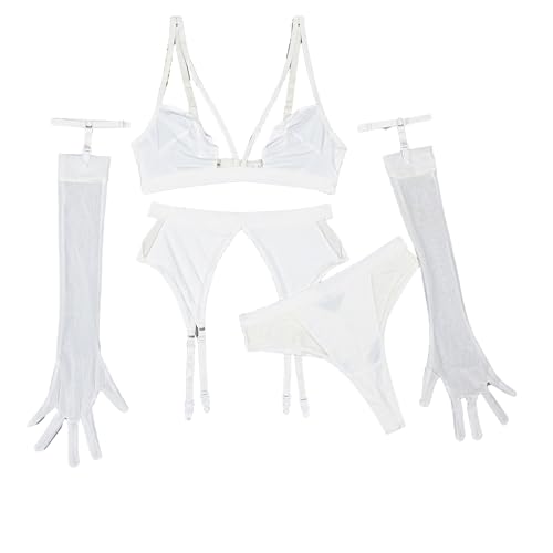 Soutien-gorge et culotte transparente à bretelles design haute délicatesse