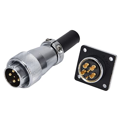 Conector de aviación de 6 pines Zerodis de aleación de zinc