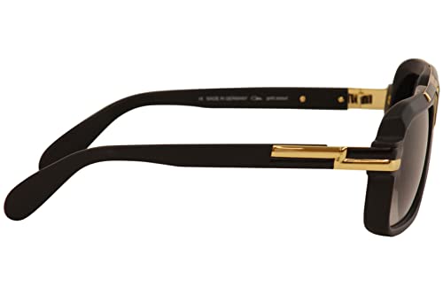 Cazal 664 Sunglasses 002SG Matte Black/Grey Gradient Lens 56mm3