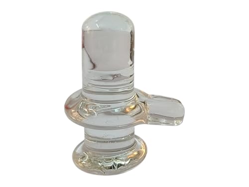 Crystal Shivling Shivalingam Pure Crystal Lingam/Sphatik Shivling/Sphatik Lingam Shivlinga for Pooja