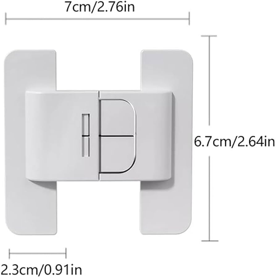 Nova fechadura de geladeira doméstica multifuncional para